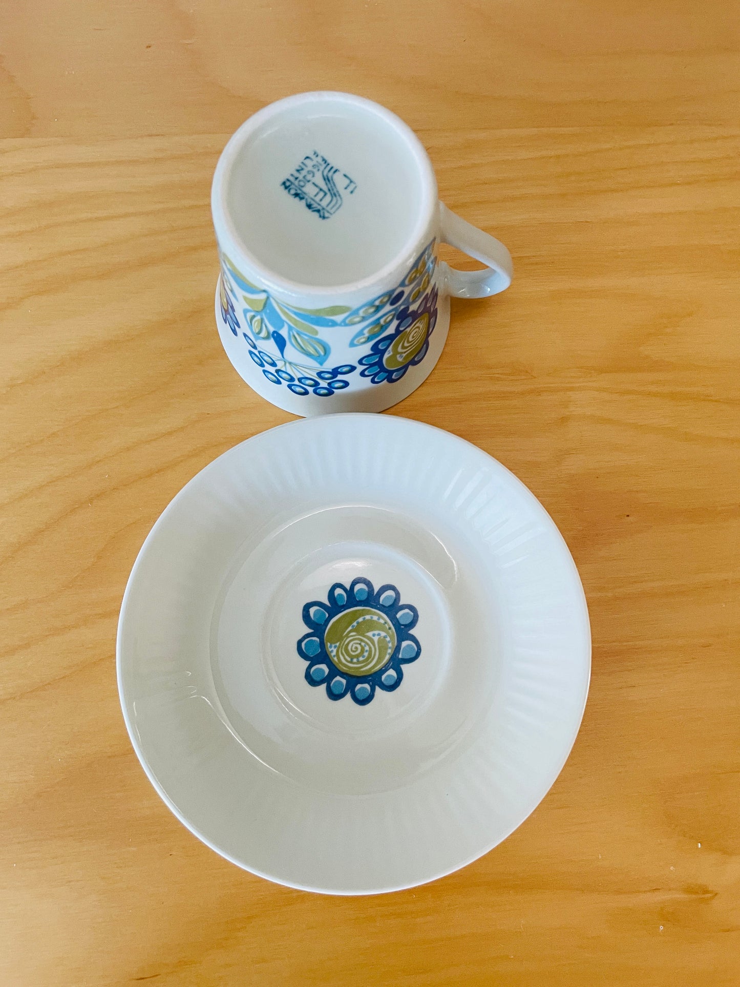 Figgjo/フイッギオ/Tor Viking/トール.バイキング/カップ&ソーサー,プレート,トリオ/3点セット/CSP-01