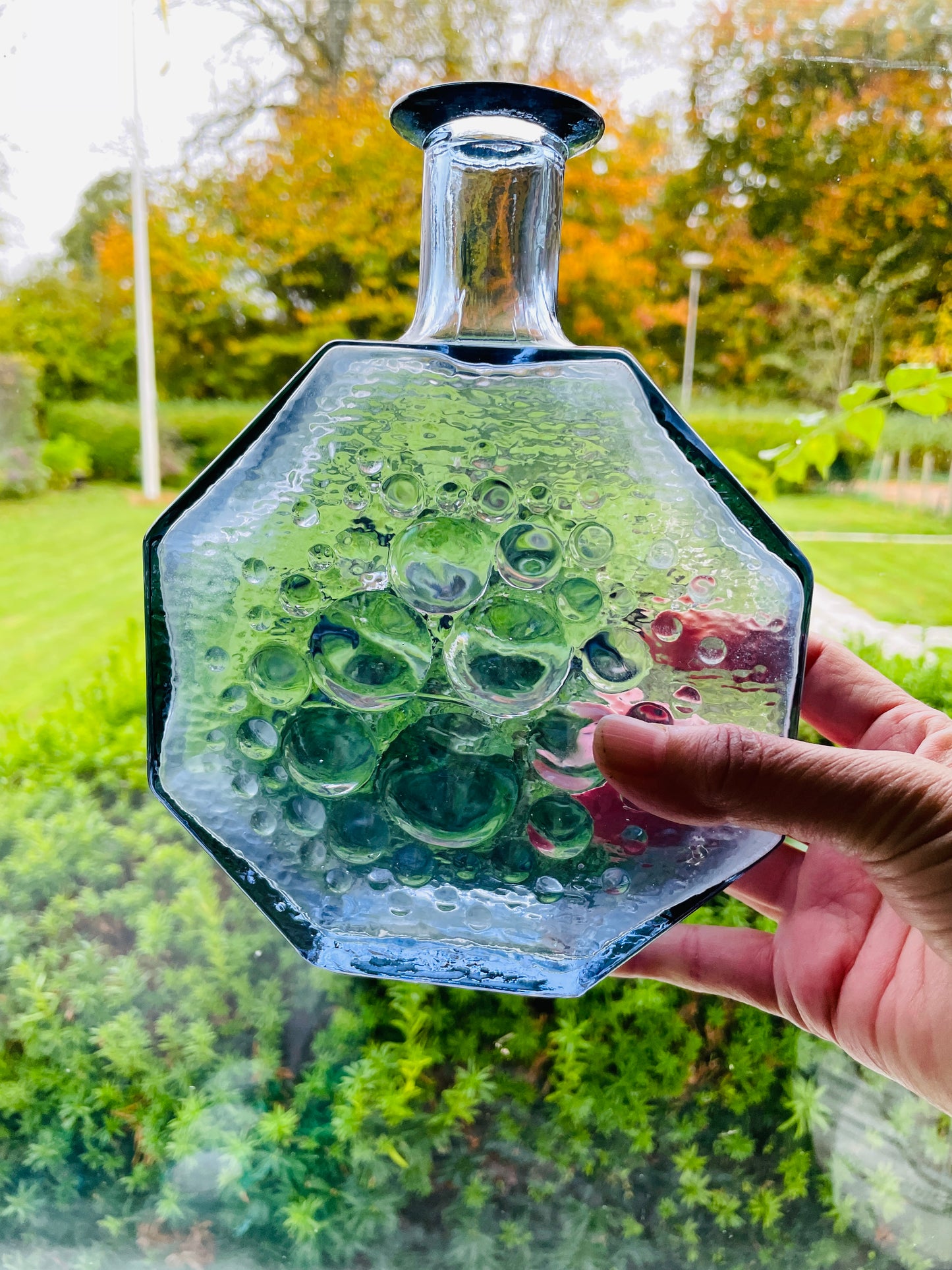 Riihimäen-lasi/リイヒマエン-ラシ/Nanny Still/ナニー.ステイル/Stella Polaris/ステラポラリス/ラベンダーブルー