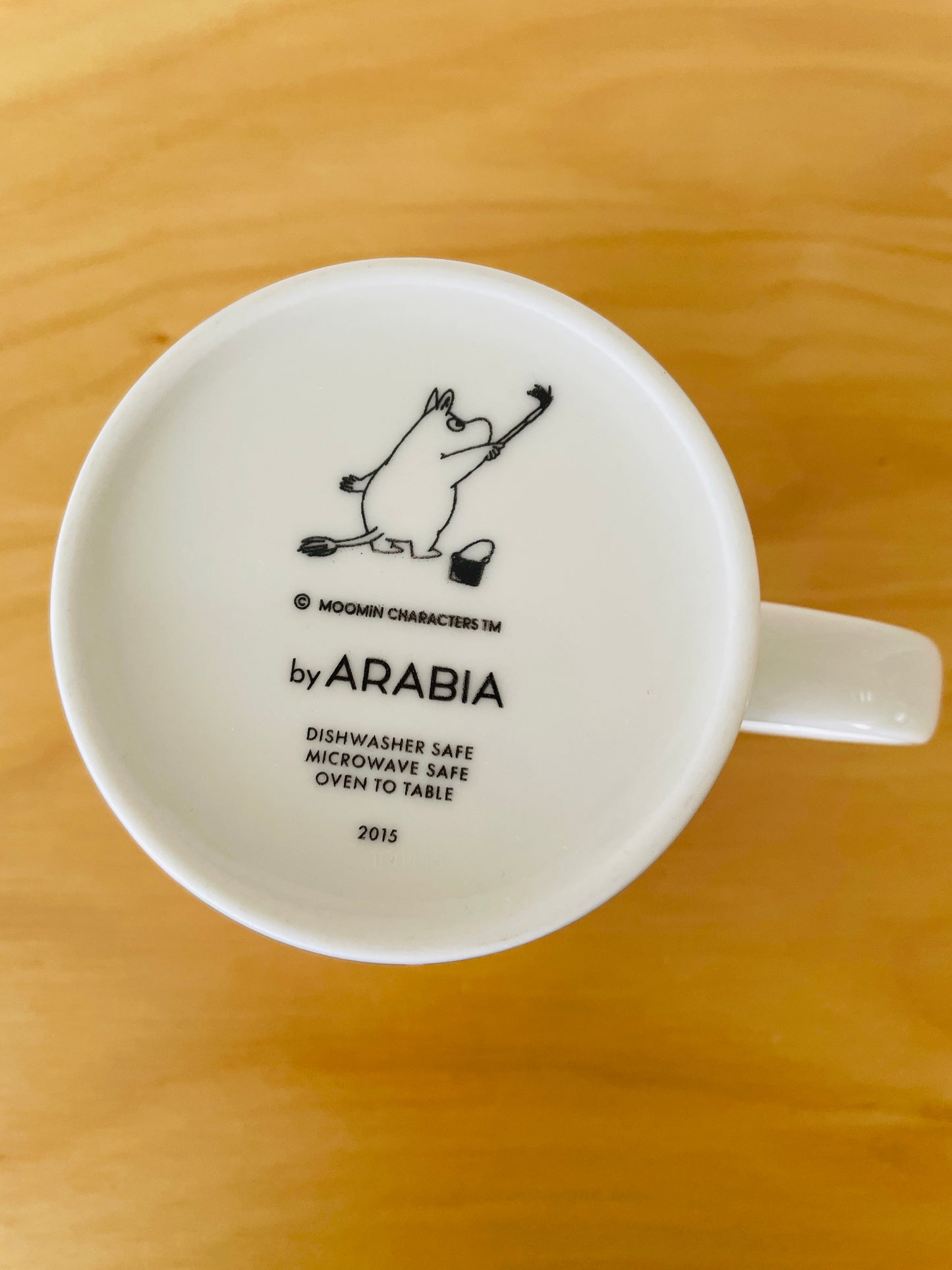 Arabia/アラビア/Moomin Mag/ムーミン/マグカップ/Special Produkt/Håll Vatten Rent/海をきれいに保とうキャンペーン