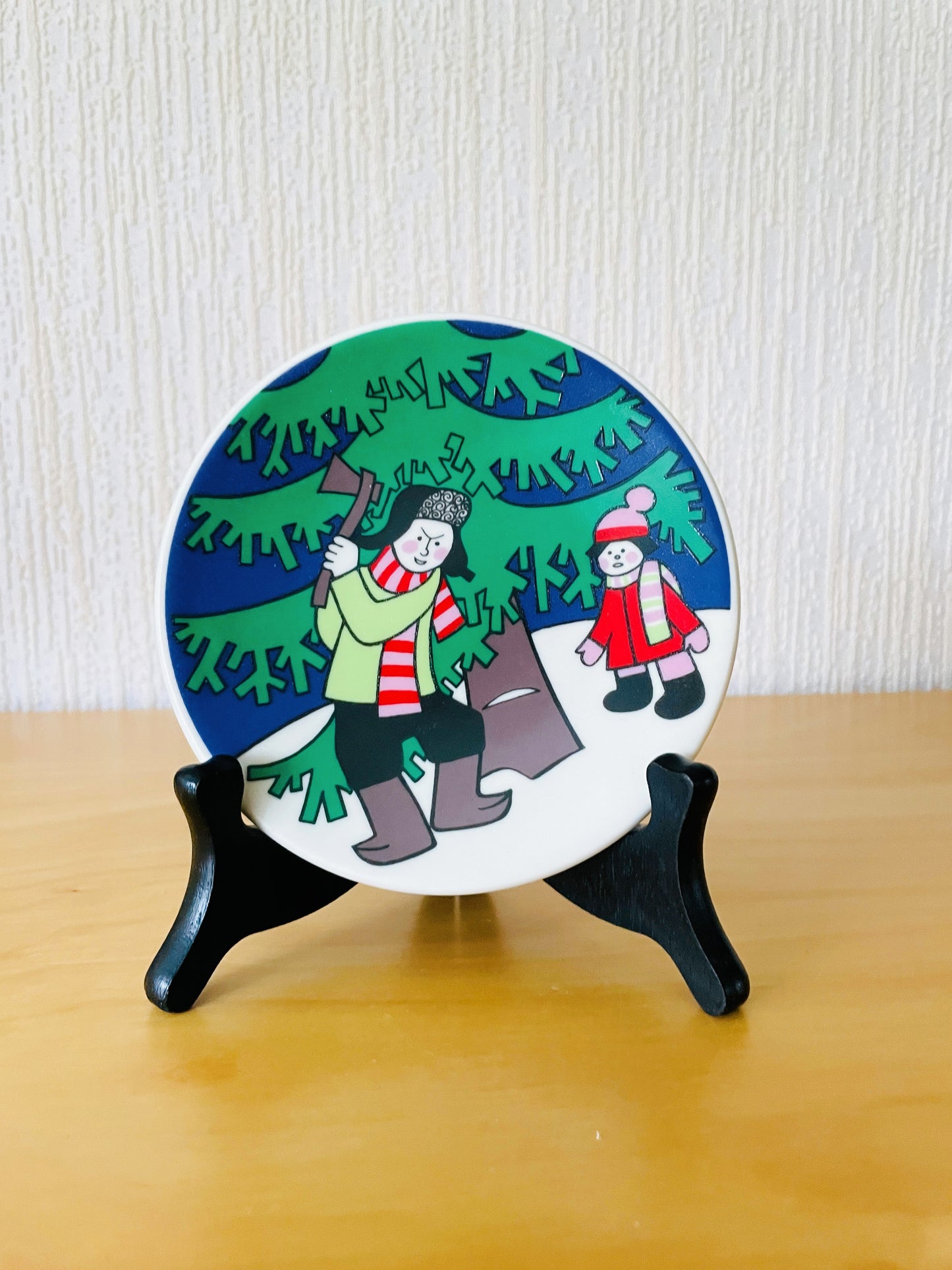 Arabia/アラビア/Jul Kort/クリスマスプレート/ミニ/1979年/Nr.2