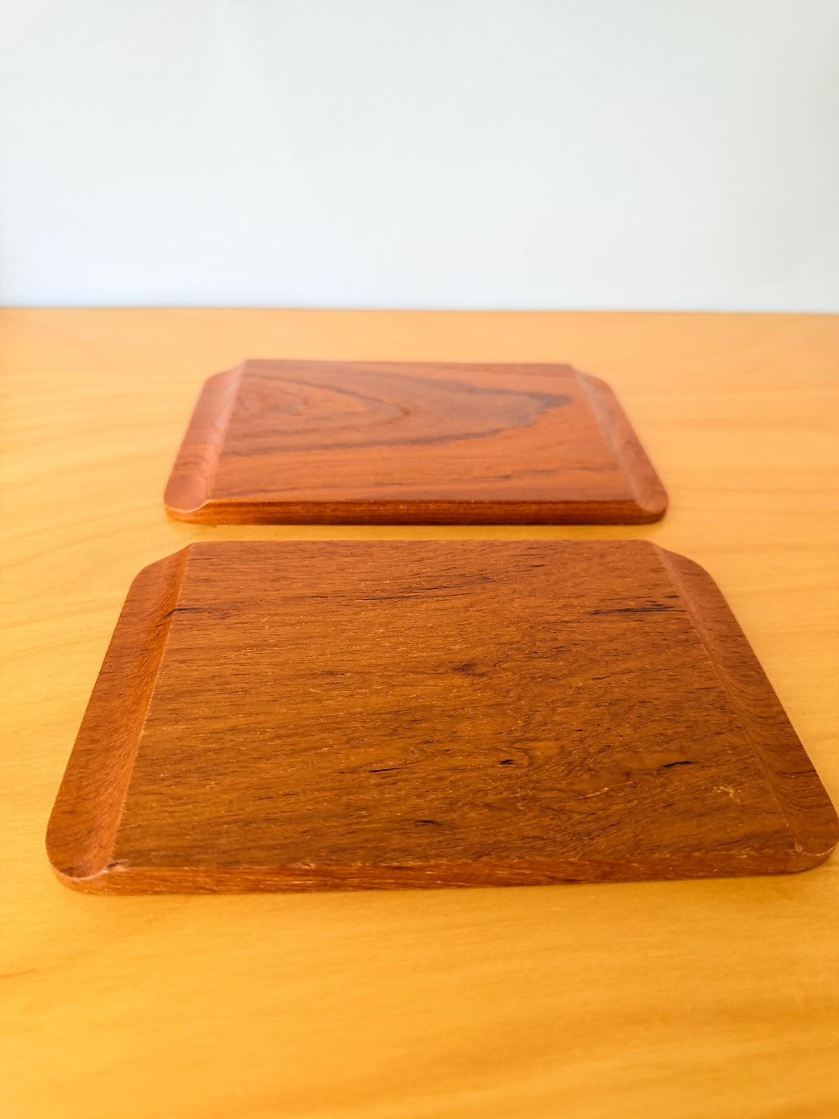 Teak / Smörgås sett / Sandwich & Butter Knife Set / Karl Holmberg / Set of 2