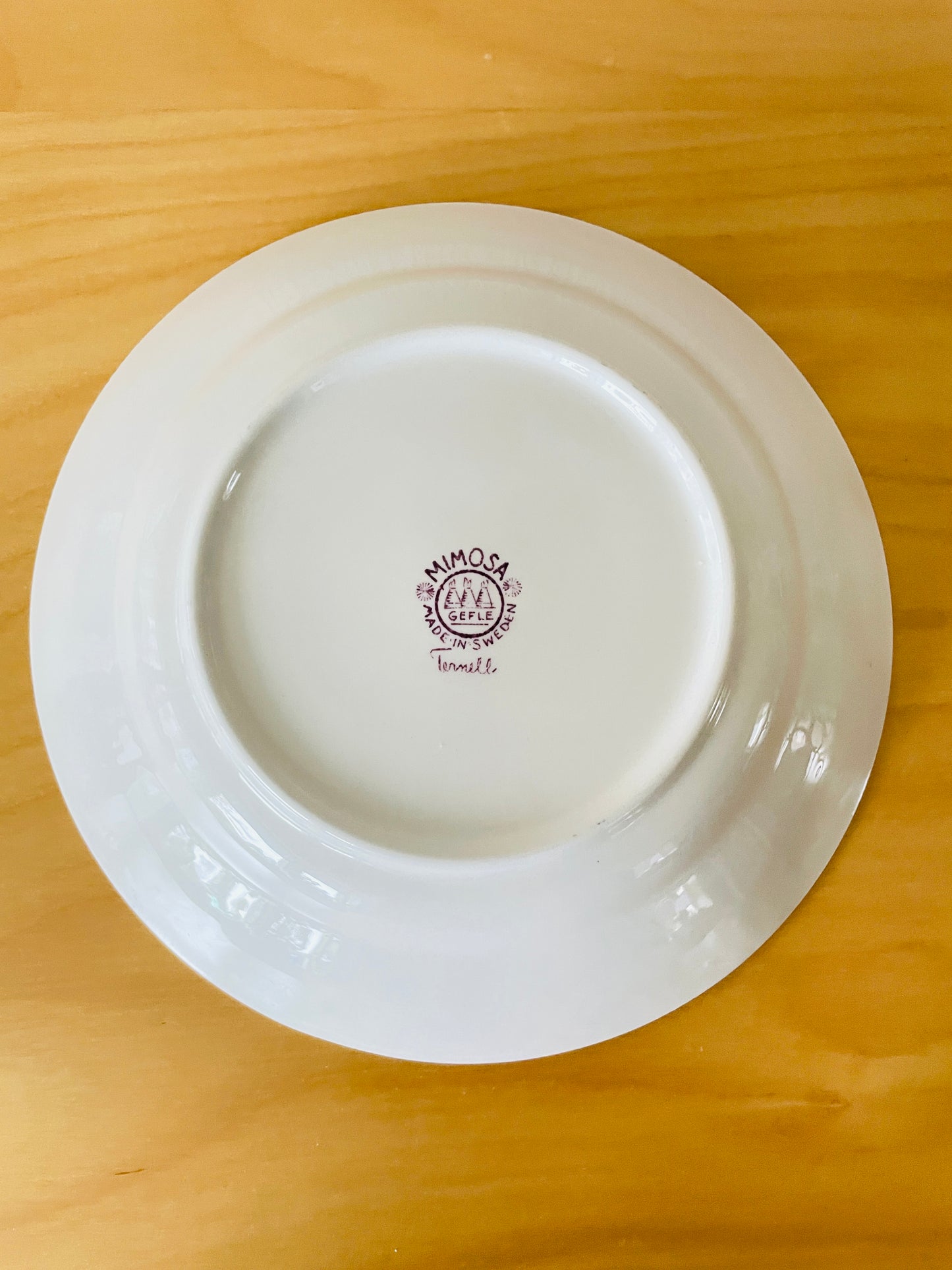 Gefle/ゲフレ/Berit Ternell/ベーリット.タネール/Mimosa/ミモサ/深皿21cm