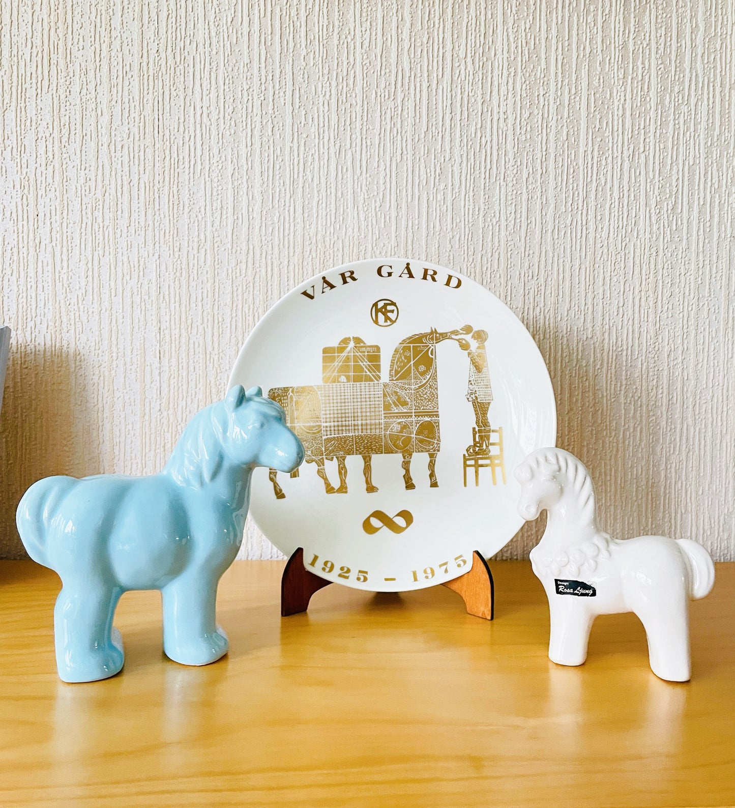 Gustavsberg/グスタフスベリ/Stig Lindberg/ステイグリンドベリ/Vår Gård/限定生産記念プレート