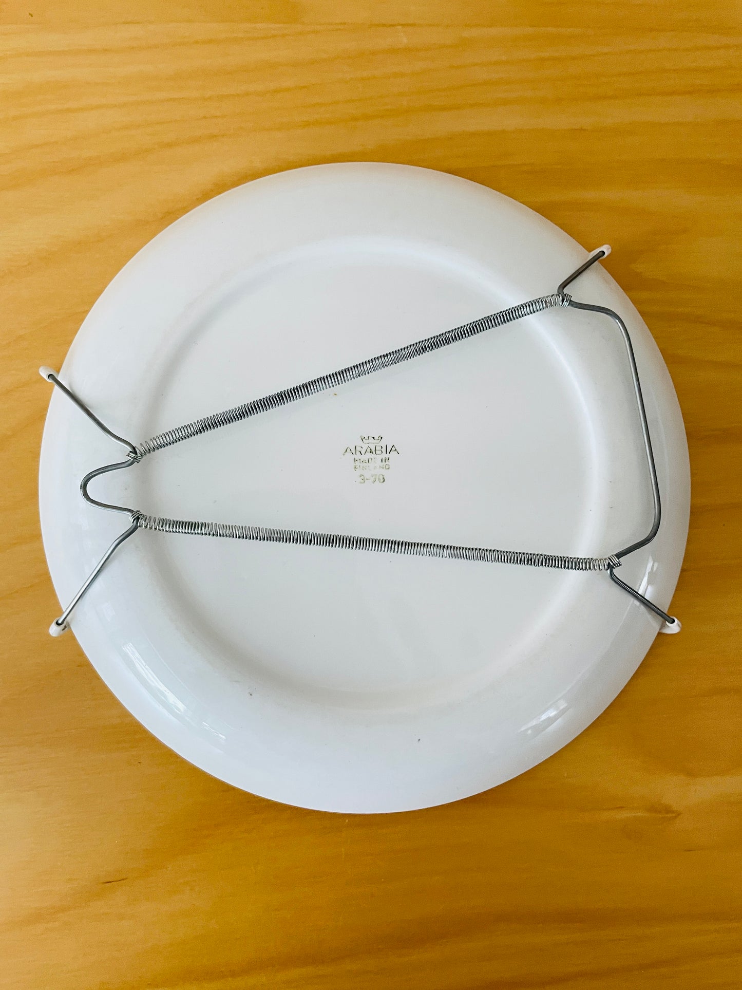 Arabia/アラビア/Gunvor Olin-Grömqvist/グンボル オリーン-グルーンクヴィスト/NooanArkki/ノアの方舟/プレートフック/付き