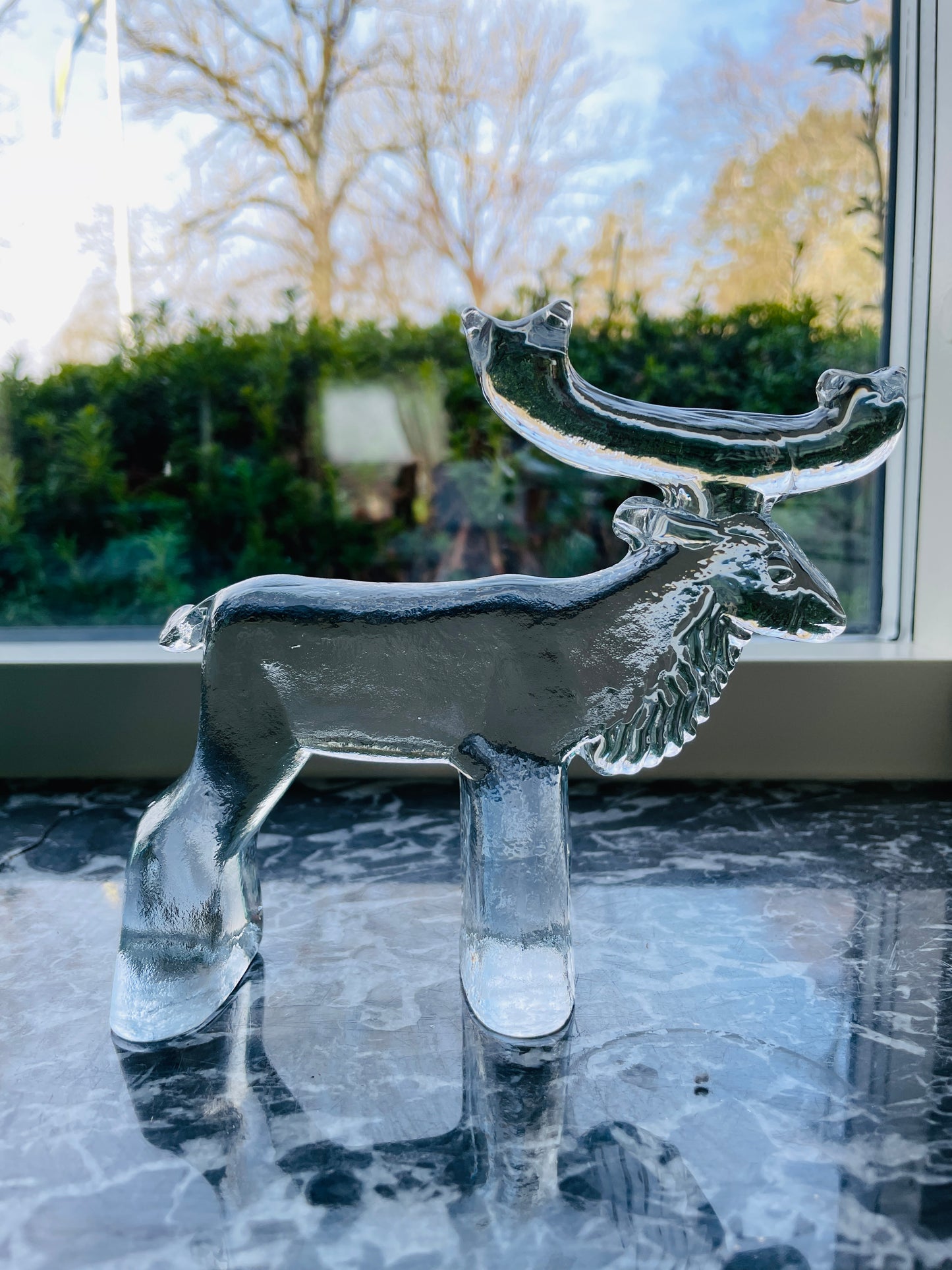 Boda/ボーダ/Bertil Vallien/バーテイル.バリエン/ガラス/トナカイのオブジェ