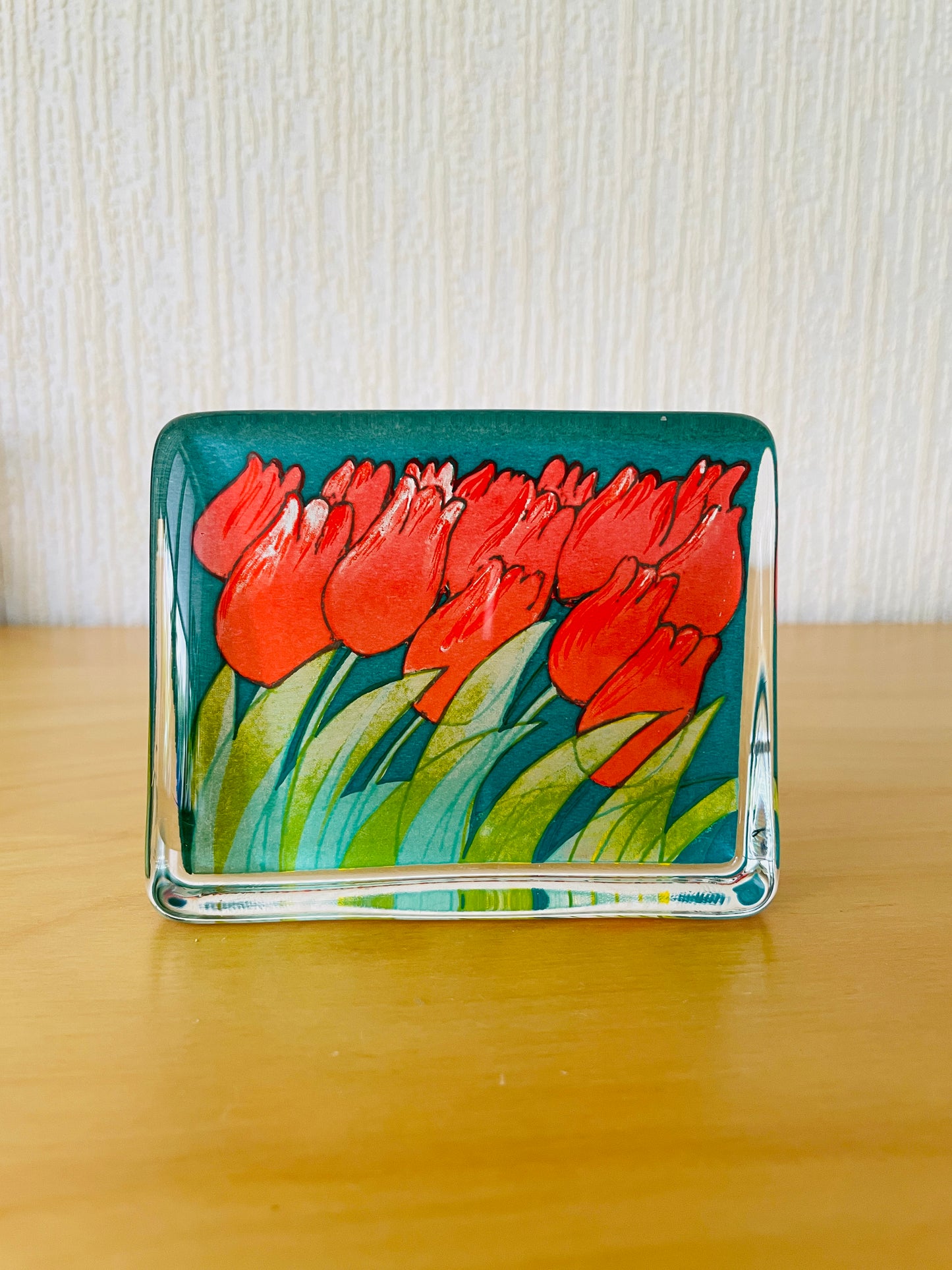iittala/イッタラ/Helja Liukko-Sundström/ヘルヤ リウッコ スンドストローム/チューリップのガラスのオブジェ