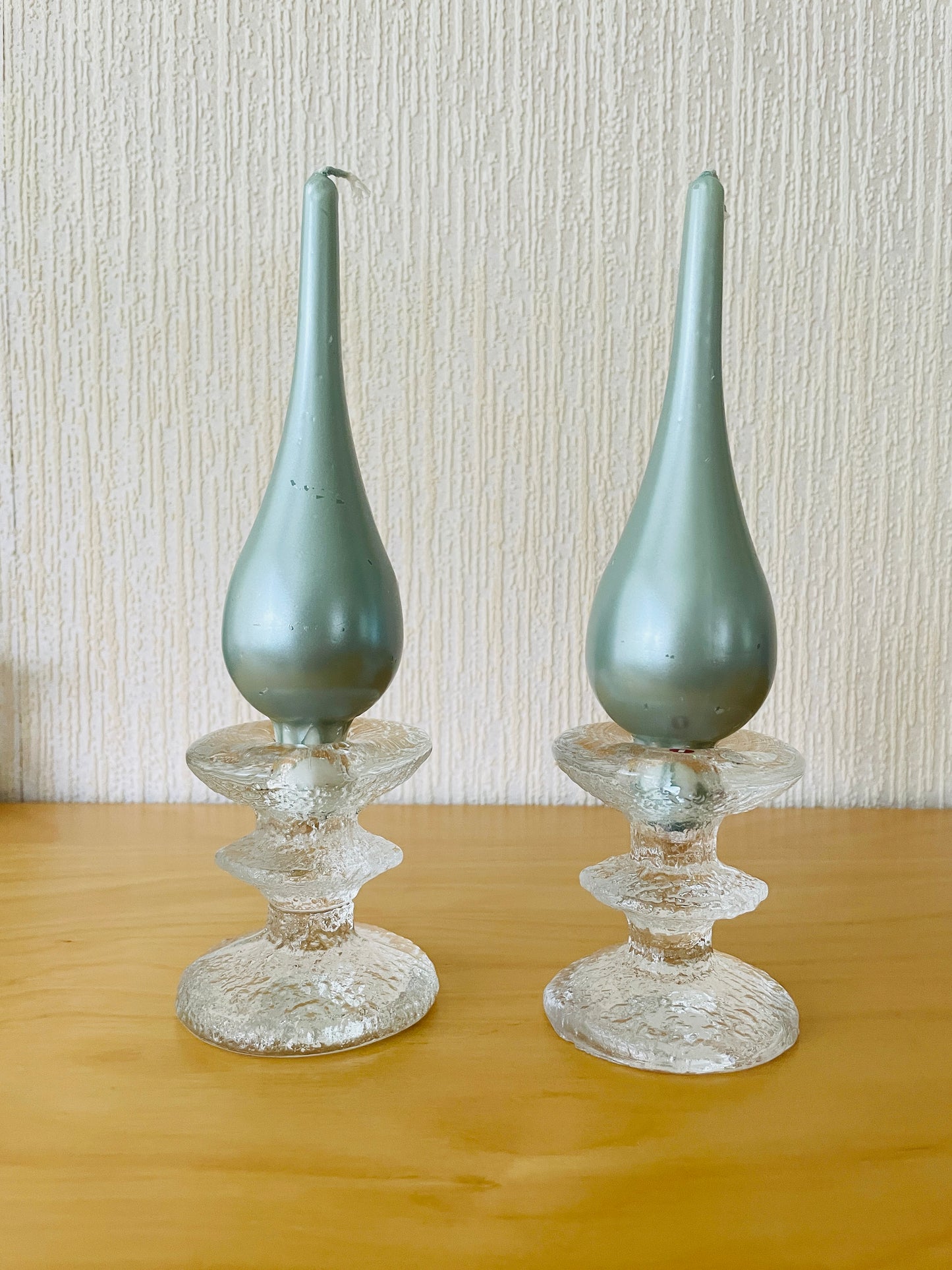 iittala/イッタラ/Festivo/ガラス/キャンドルスタンド/1連/8cm