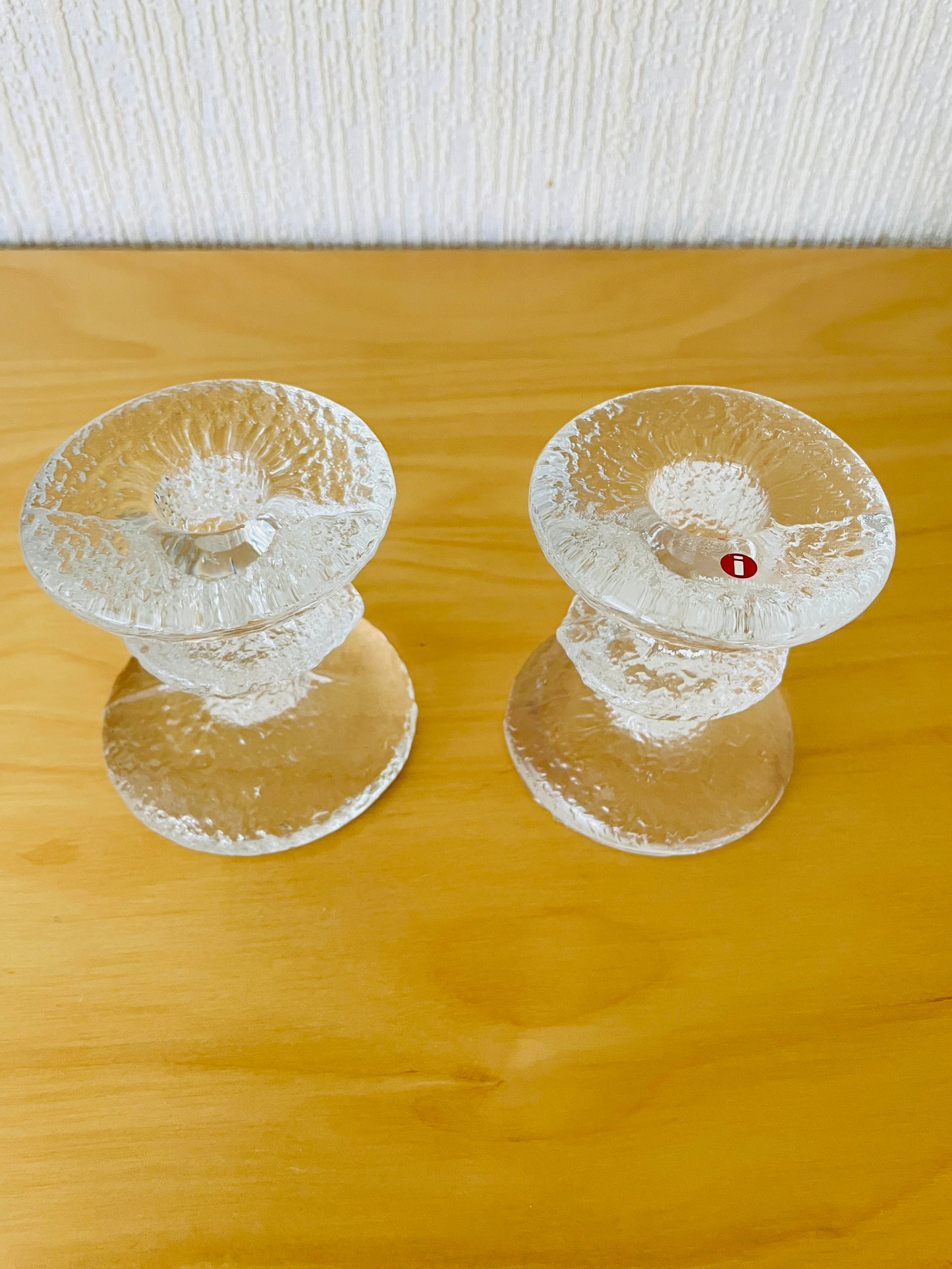 iittala/イッタラ/Festivo/ガラス/キャンドルスタンド/1連/8cm