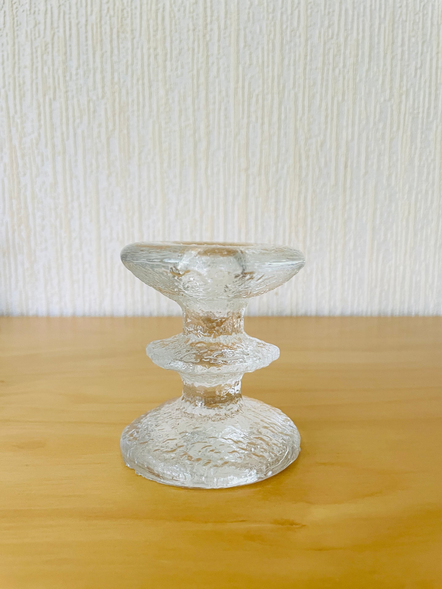 iittala/イッタラ/Festivo/ガラス/キャンドルスタンド/1連/8cm