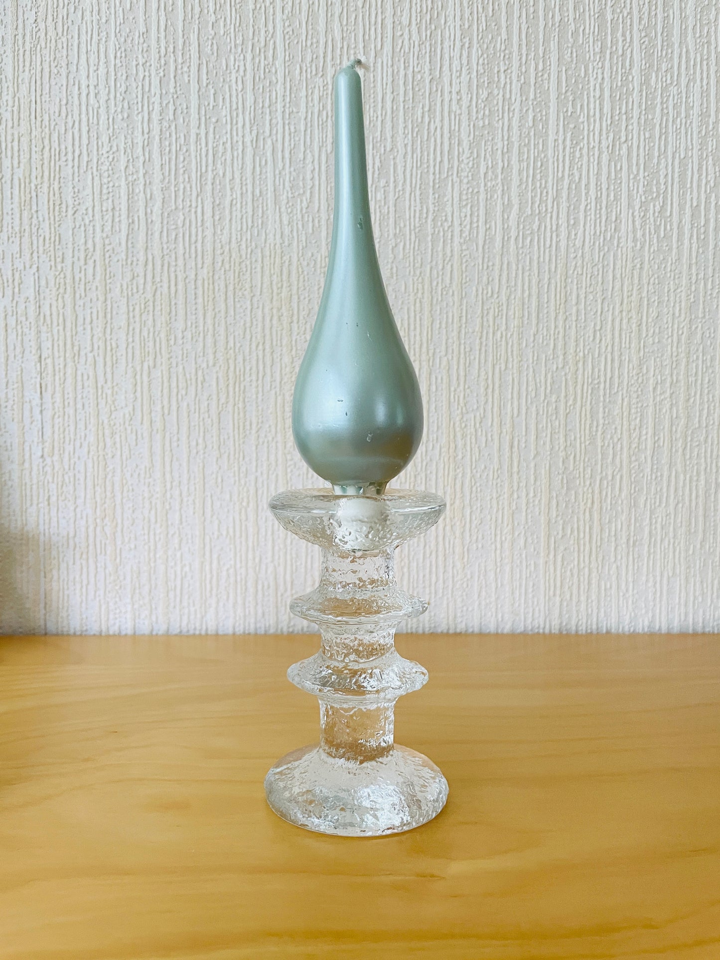 iittala/イッタラ/Timo Sarpaneva/ティモ.サルパネバ/Festivo/フェスティボ/ガラスのキャンドルスタンド/12cm/2連