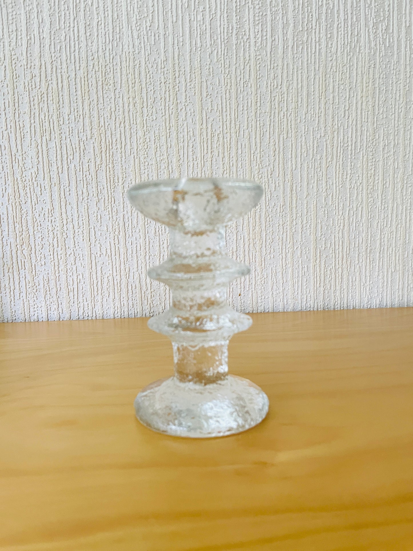 iittala/イッタラ/Timo Sarpaneva/ティモ.サルパネバ/Festivo/フェスティボ/ガラスのキャンドルスタンド/12cm/2連