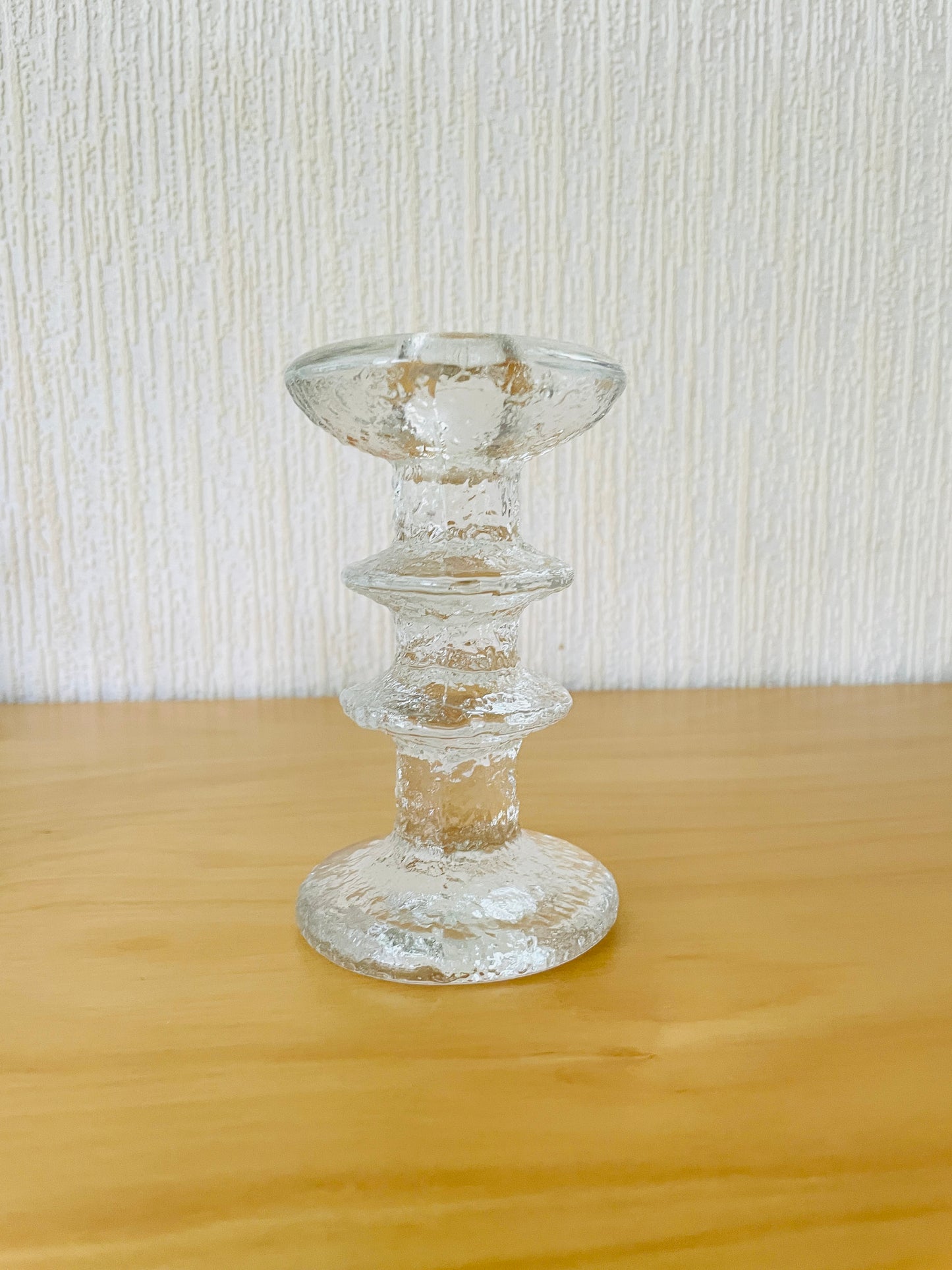 iittala/イッタラ/Timo Sarpaneva/ティモ.サルパネバ/Festivo/フェスティボ/ガラスのキャンドルスタンド/12cm/2連