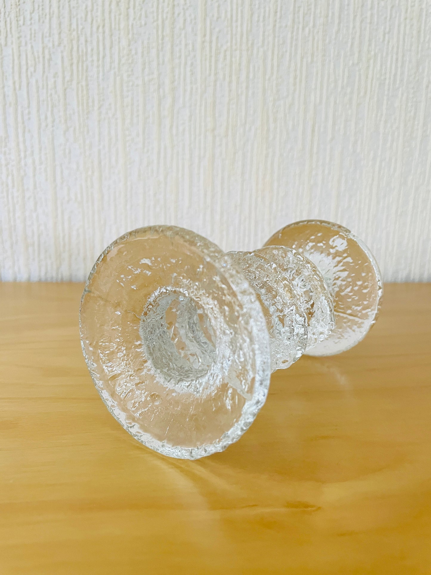 iittala/イッタラ/Timo Sarpaneva/ティモ.サルパネバ/Festivo/フェスティボ/ガラスのキャンドルスタンド/12cm/2連