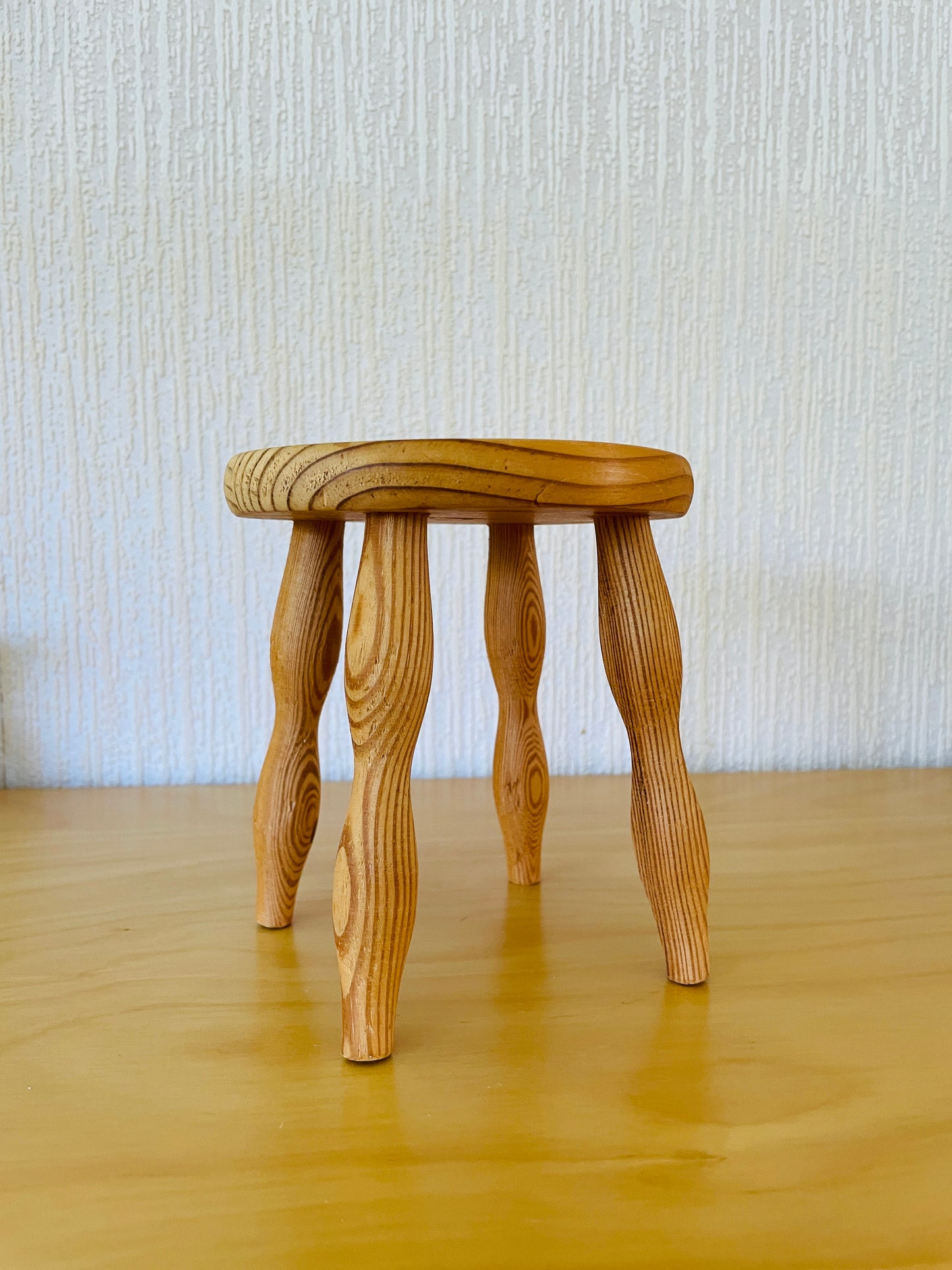 北欧手工芸/フラワーポットスタンド/木製/4本脚