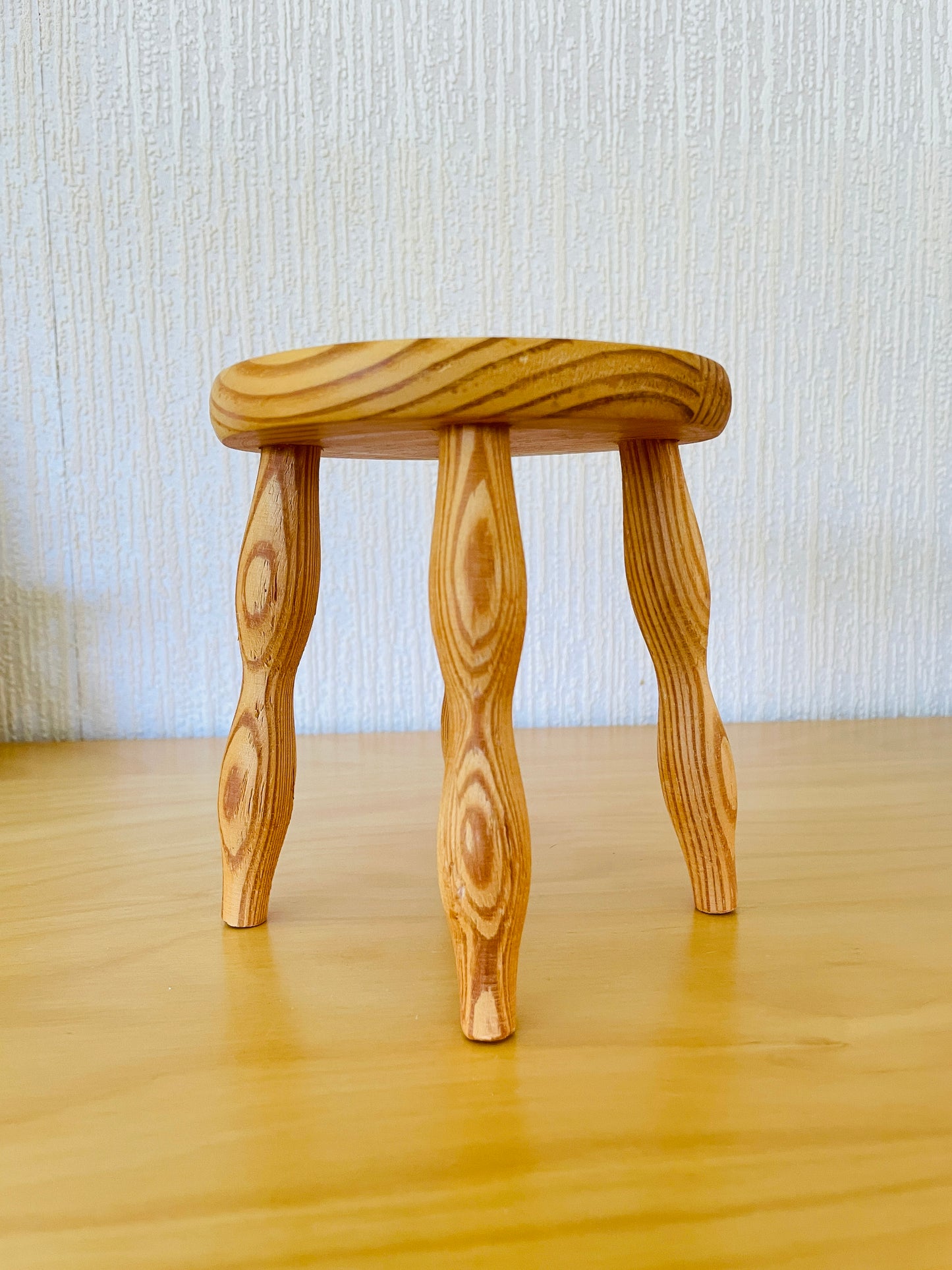北欧手工芸/フラワーポットスタンド/木製/4本脚