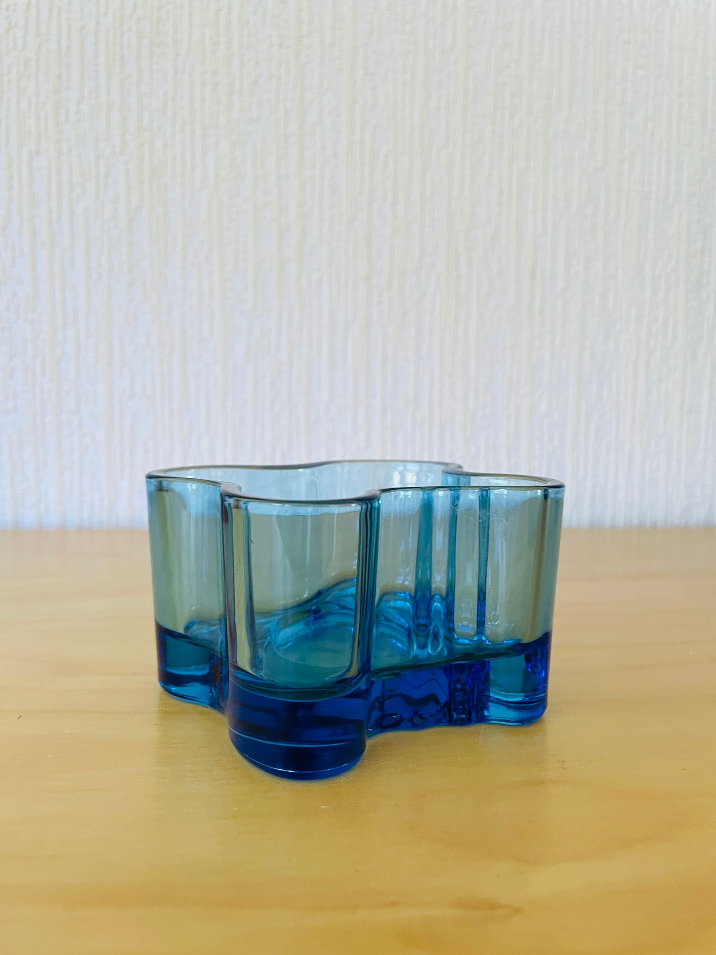 ittala/イッタラ/Alvar Aalto/アルヴァ.アァルト/キャンドルホルダー/ターコイズブルー
