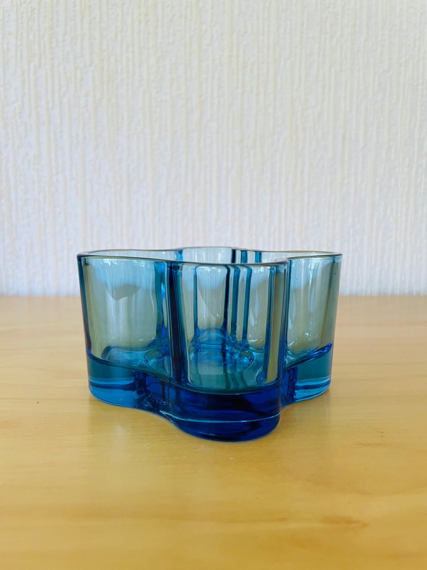 ittala/イッタラ/Alvar Aalto/アルヴァ.アァルト/キャンドルホルダー/ターコイズブルー