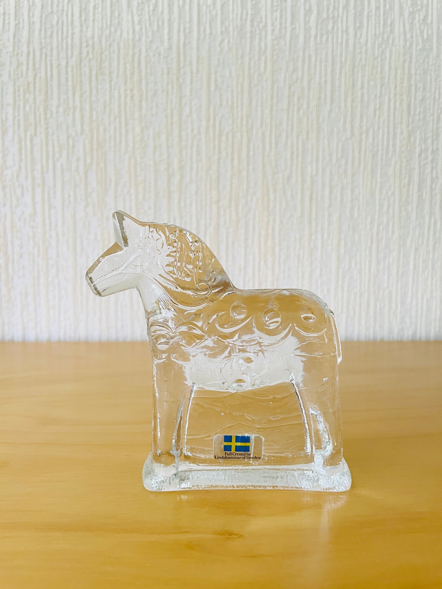 北欧ヴィンテージ/Lindshammar Glasburk/リンドハンマーガラス工房/ガラスのダーラホース
