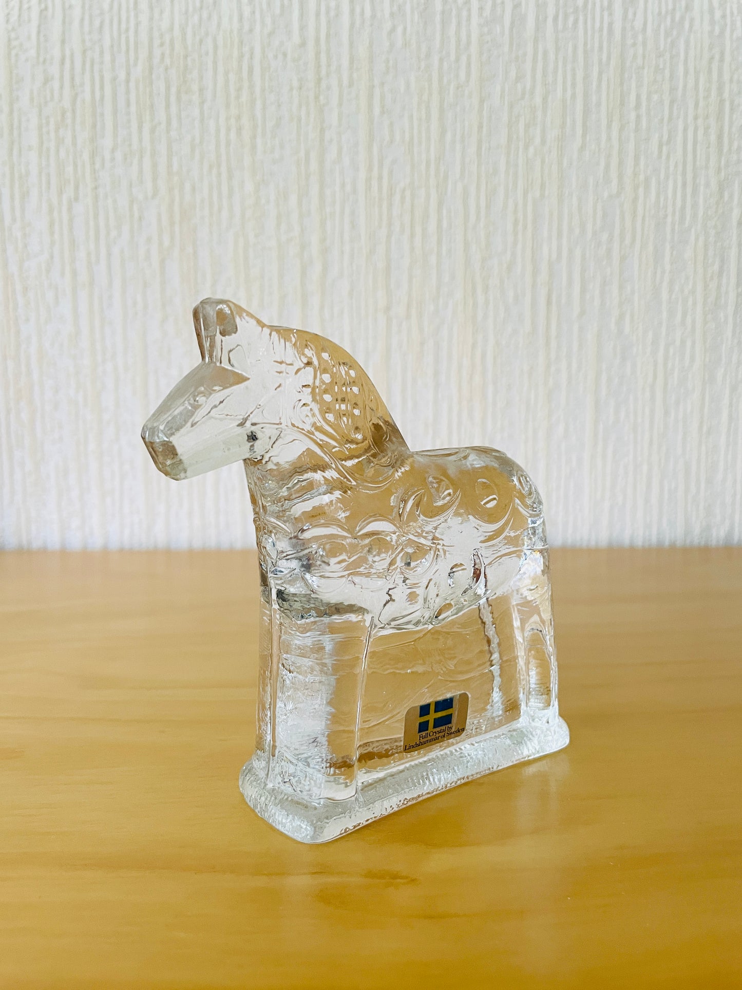北欧ヴィンテージ/Lindshammar Glasburk/リンドハンマーガラス工房/ガラスのダーラホース