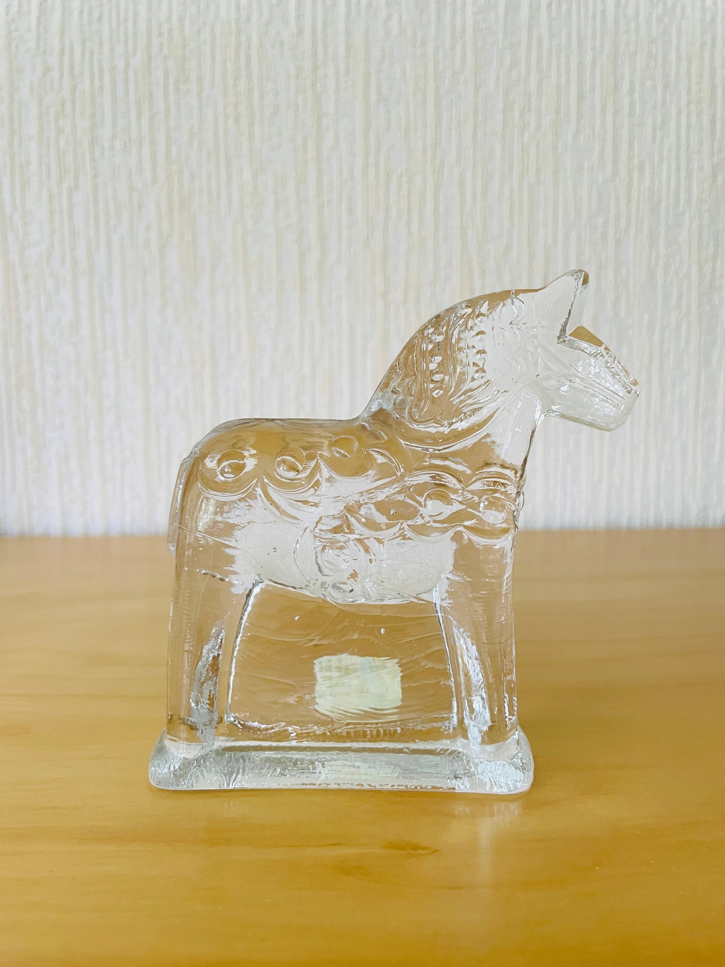 北欧ヴィンテージ/Lindshammar Glasburk/リンドハンマーガラス工房/ガラスのダーラホース