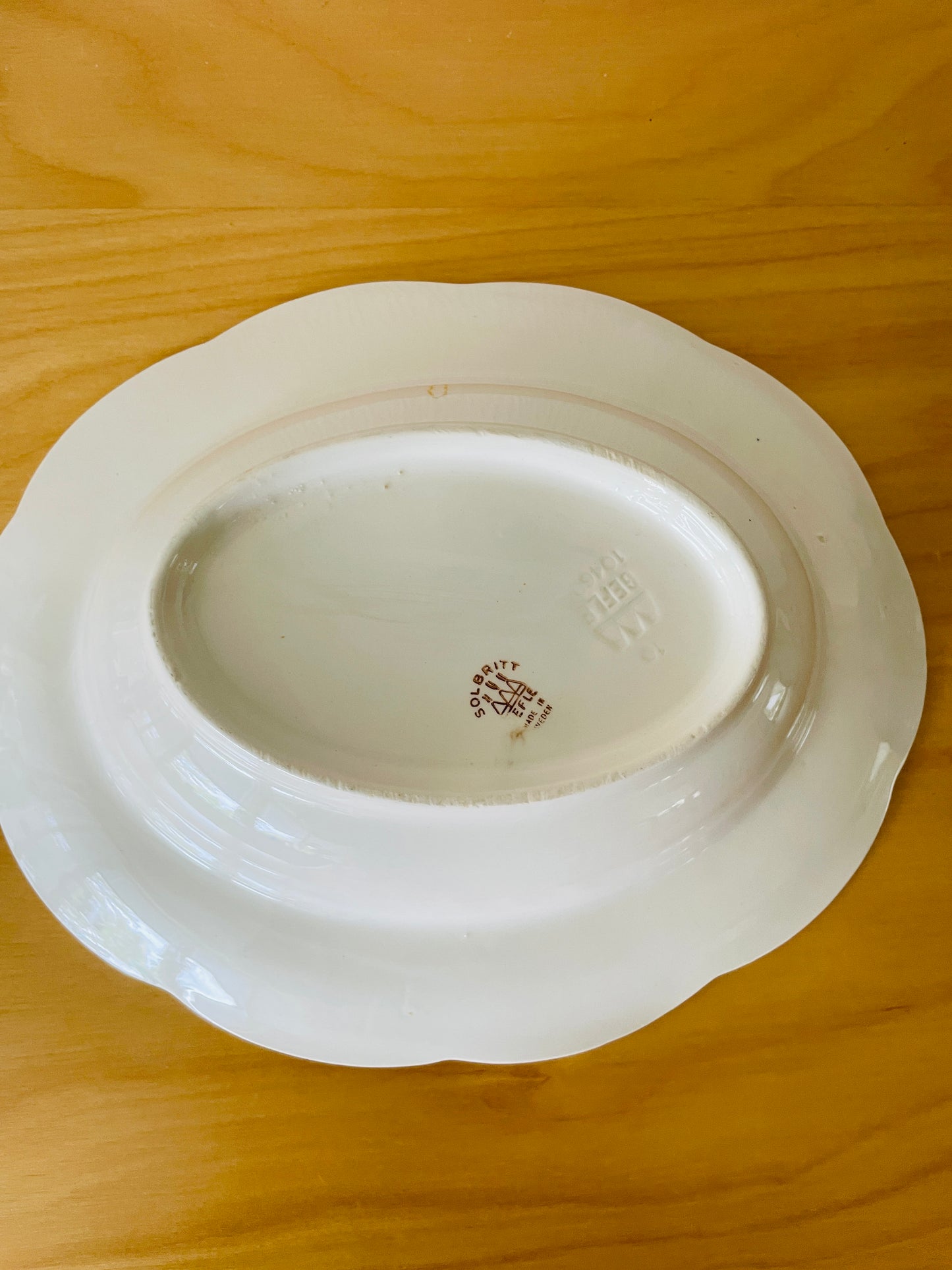 Uppsala Ekeby Gefle/ウプサラ.エケビー/ゲフレ/Solbritt/ソールブリット/深皿オーバル/26,5cm