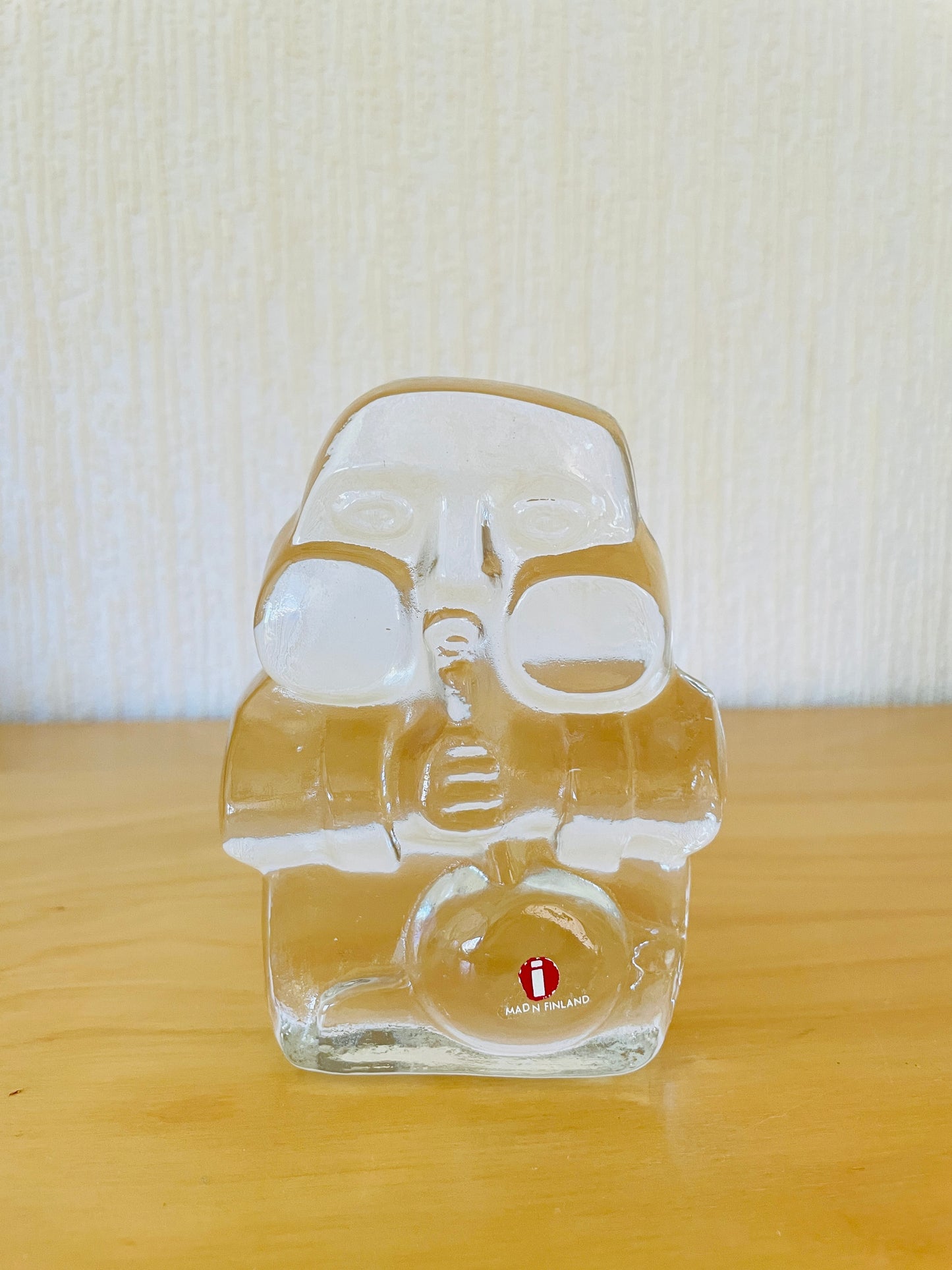 iittala/イッタラ/Jorma Vennola/ヨルマ.ベンノーラ/ガラス職人のオブジェ