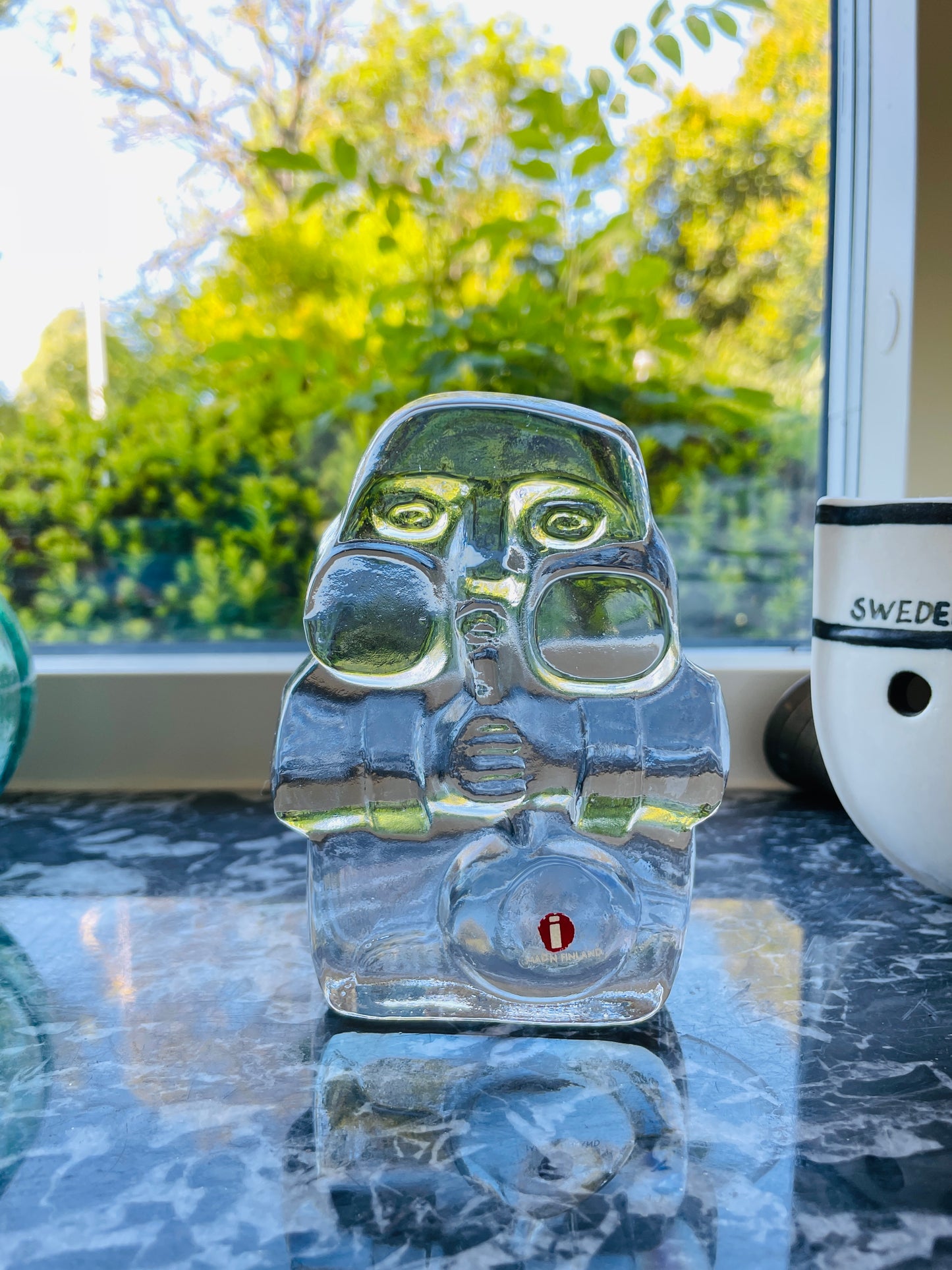 iittala/イッタラ/Jorma Vennola/ヨルマ.ベンノーラ/ガラス職人のオブジェ