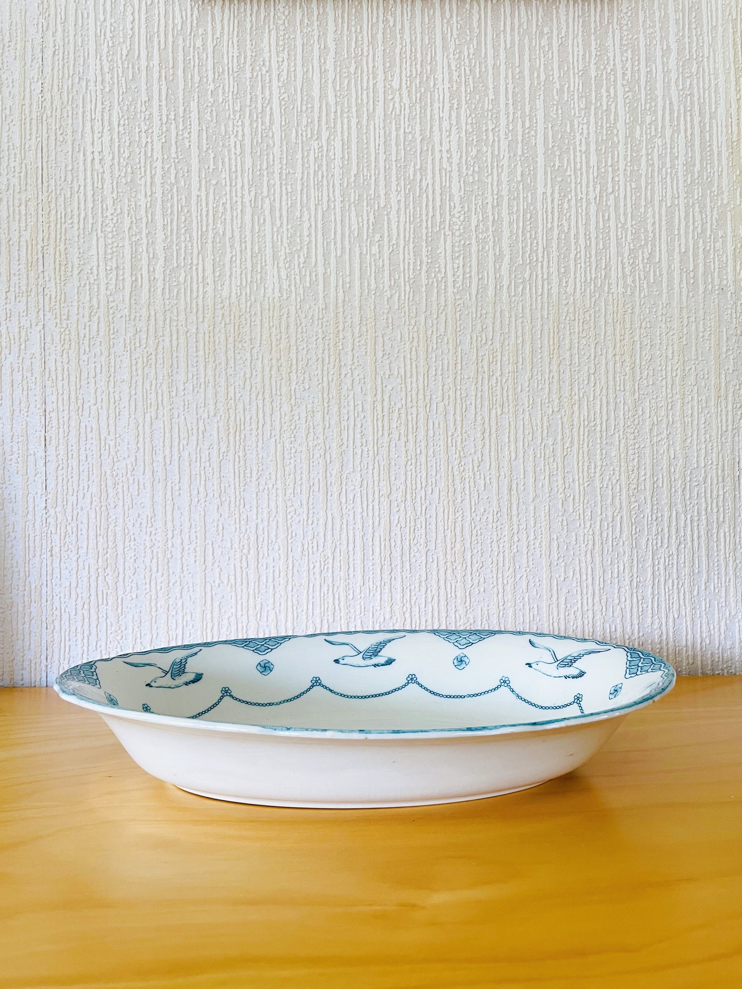 Old Gustavsberg/グスタフスベリ/Öresund/オーレサンド/オーバル深皿/31cm