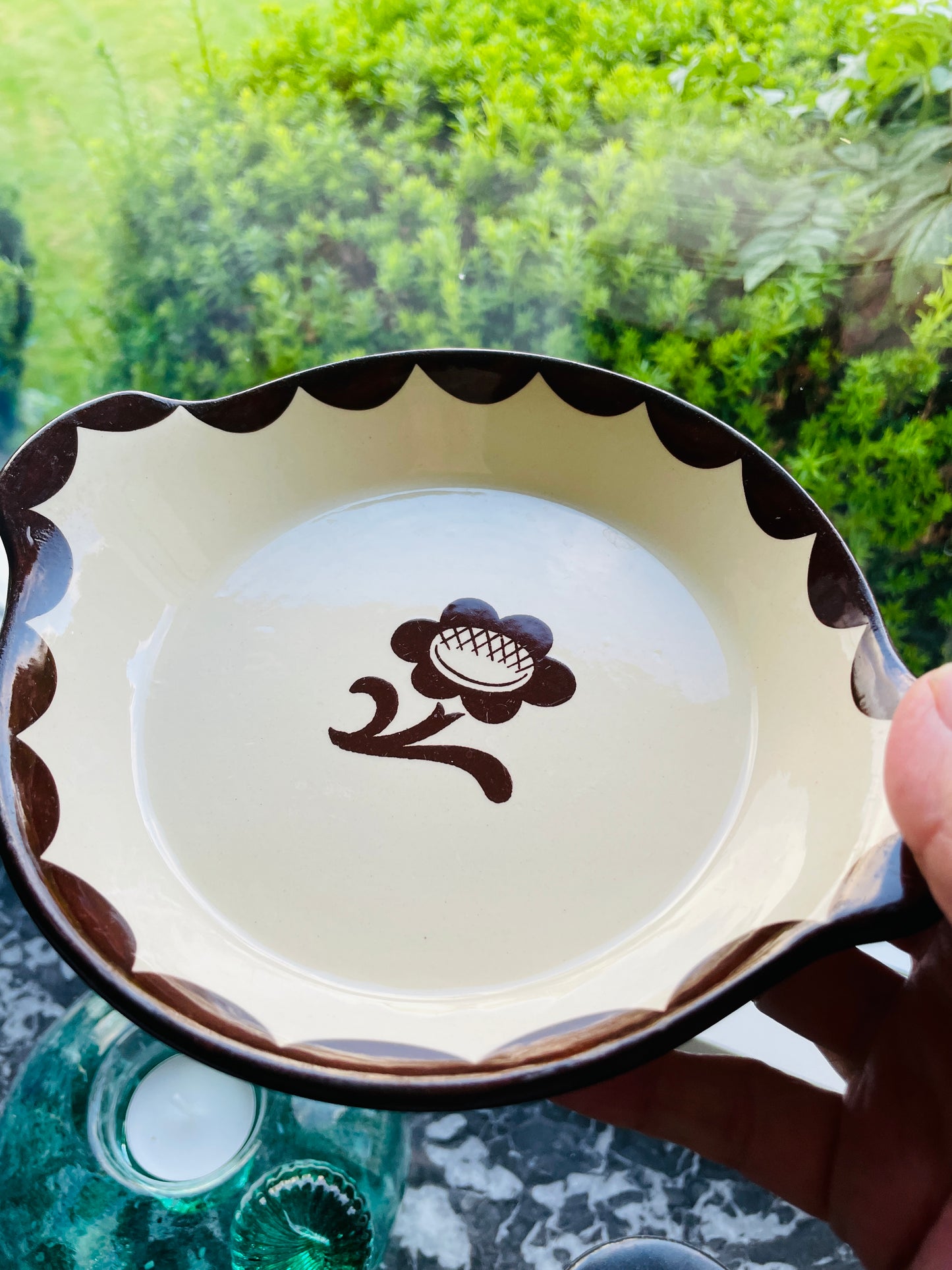 Gustavsberg/グスタフスベリ/Wilhelm Kåge/ヴィリヘルム.コーゲ/Pyro/ピューロ/ラウンドオーブンデッシュ