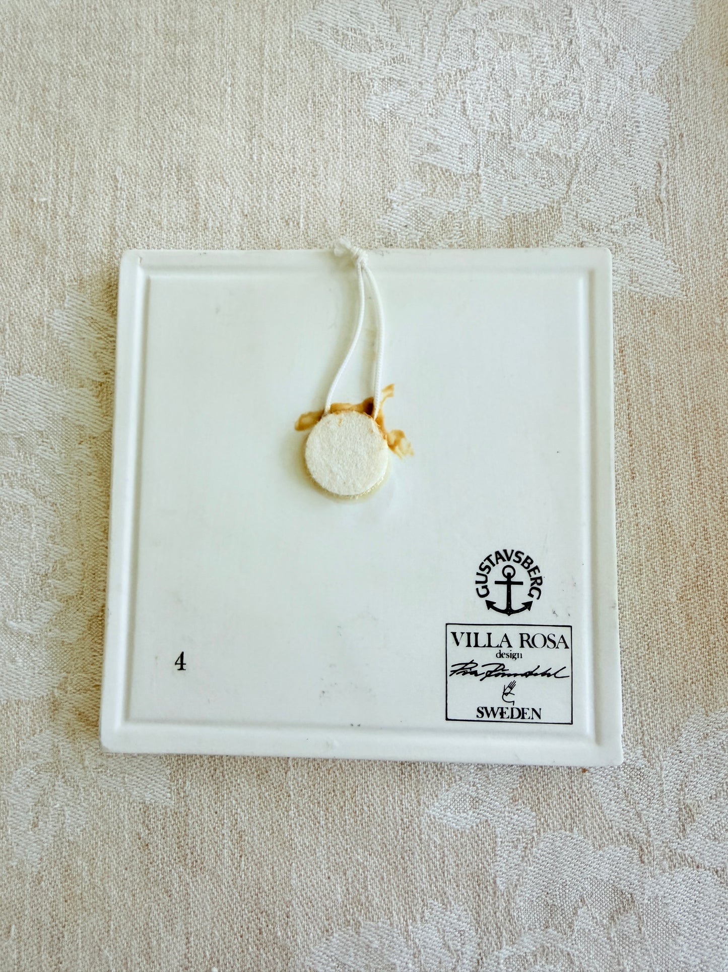 Gustavsberg/グスタフスベリ/Pia Röndahl/ピア ルンダール/陶板/Villa Rosa/ピンクのお家