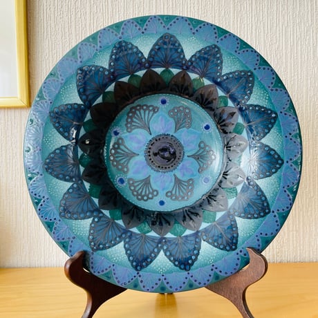Arabia/アラビア/Ateljé/アトリエメイド/Hilkka-Liisa Ahola/ヒッカ-リーサ アホラ/大皿,ボウル/34,5cm