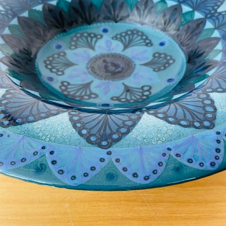 Arabia/アラビア/Ateljé/アトリエメイド/Hilkka-Liisa Ahola/ヒッカ-リーサ アホラ/大皿,ボウル/34,5cm