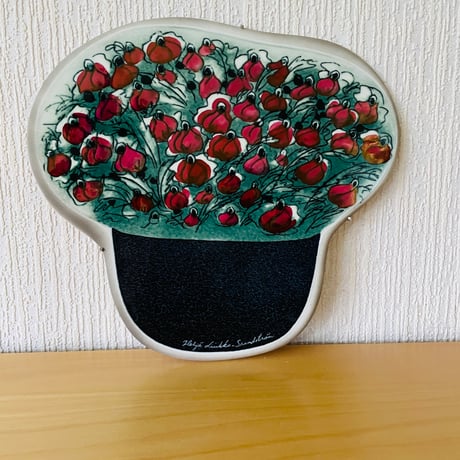 Arabia/アラビア/Helja Liukko-Sundström/陶板/薔薇の花束/大/31cm x 28cm