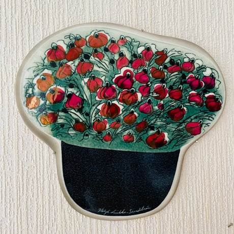 Arabia/アラビア/Helja Liukko-Sundström/陶板/薔薇の花束/大/31cm x 28cm