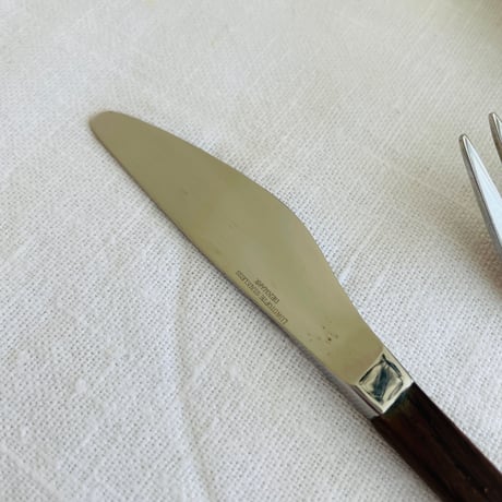 ローズウッドハンドルのカトラリー/Dansk Knivfabrik-Lundtofte/Tias Eckhoff/前菜、デザート用セット/2本セット