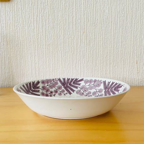 Gefle/ゲフレ/Mimosa/ミモサ/オーバル深皿/23cm x 21cm x5cm