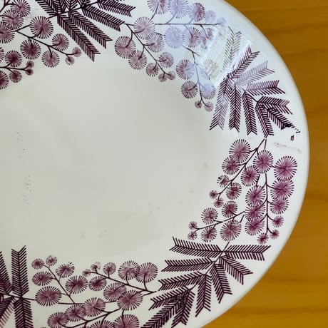 Gefle/ゲフレ/Mimosa/ミモサ/オーバル深皿/23cm x 21cm x5cm