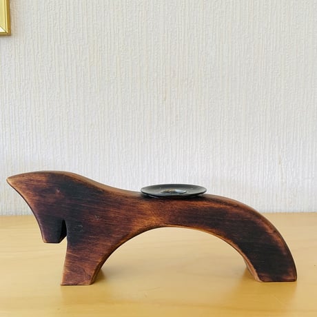 北欧伝統手工芸/Gotländsk Hemslöjd/ゴットランド地方の木製キャンドルスタンド