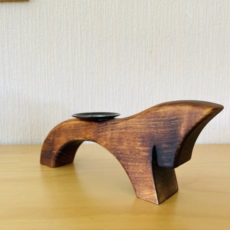 北欧伝統手工芸/Gotländsk Hemslöjd/ゴットランド地方の木製キャンドルスタンド