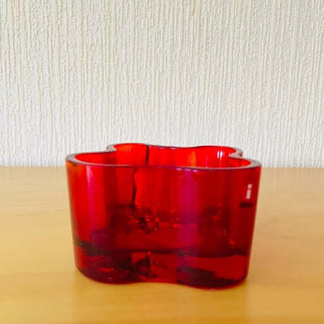 iittala/イッタラ/Aalto/アアルト/キャンドルホルダー/フレイミングレッド