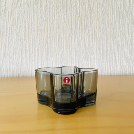 iittala/イッタラ/Alvar Aalto/アルヴァ.アアルト/キャンドルホルダー/グレー