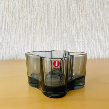 iittala/イッタラ/Alvar Aalto/アルヴァ.アアルト/キャンドルホルダー/グレー