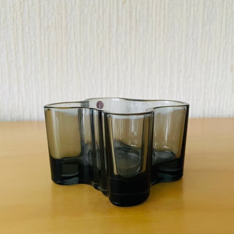 iittala/イッタラ/Alvar Aalto/アルヴァ.アアルト/キャンドルホルダー/グレー