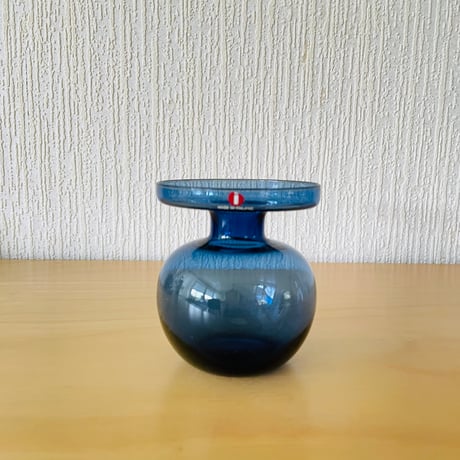 iittala/イッタラ/キャンドルスタンド/フラワーベース/Erkki Vesanto/エルッキ. ベサント/ブルー