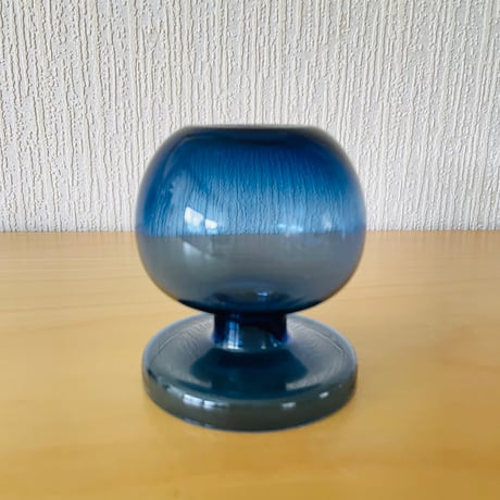 iittala/イッタラ/キャンドルスタンド/フラワーベース/Erkki Vesanto/エルッキ. ベサント/ブルー