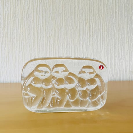 iittala/イッタラ/Jorma Vennola/ヨルマ.ベンノーラ/ハンドメイドガラスのオブジェ/サウナ