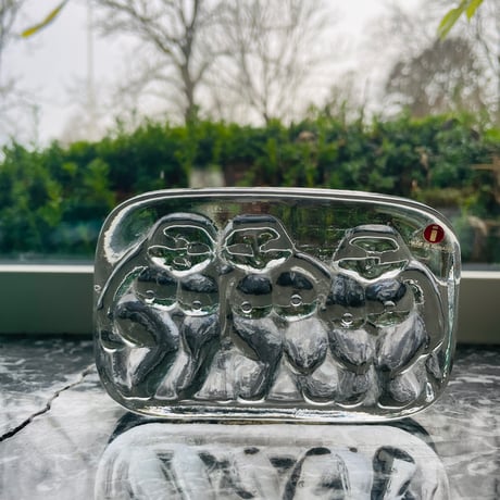 iittala/イッタラ/Jorma Vennola/ヨルマ.ベンノーラ/ハンドメイドガラスのオブジェ/サウナ