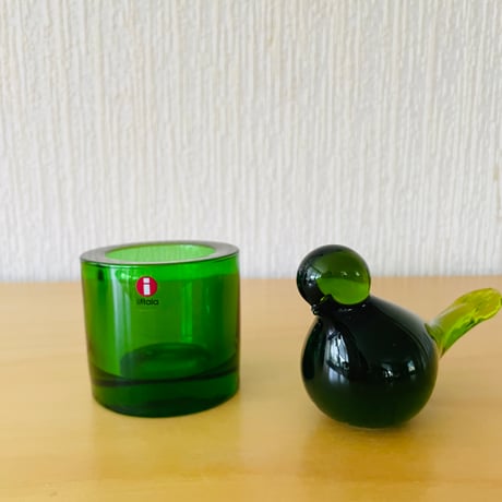 iittala/イッタラ/Kivi/キビ/キャンドルホルダー/グリーン