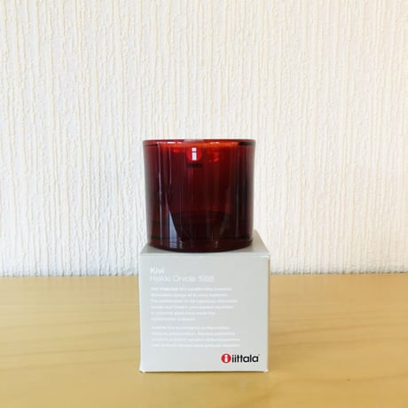 iittala/イッタラ/Kivi/キビ/キャンドルホルダー/クランベリー/新品未使用品