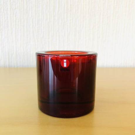 iittala/イッタラ/Kivi/キビ/キャンドルホルダー/クランベリー/新品未使用品